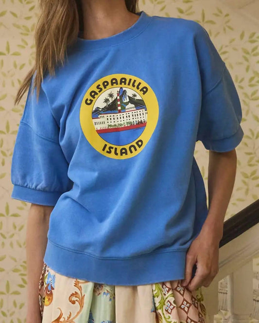 Hunter Bell - Graphic Short Sleeve Sweatshirt