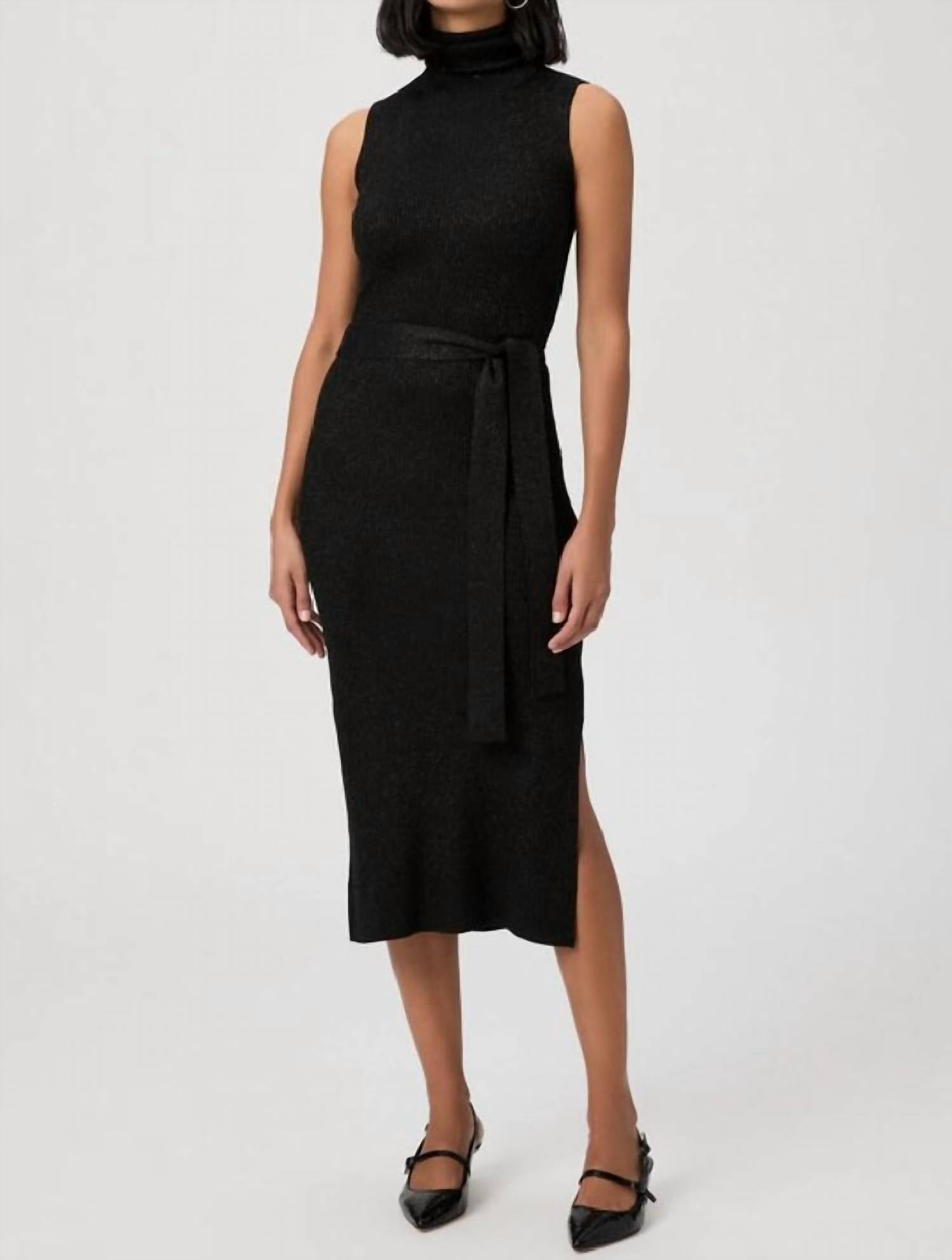 Paige - Zoelle Glitter Knit Sweater Dress