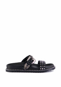 Azalea Wang - Women's Pallas Western Flat Sandal
