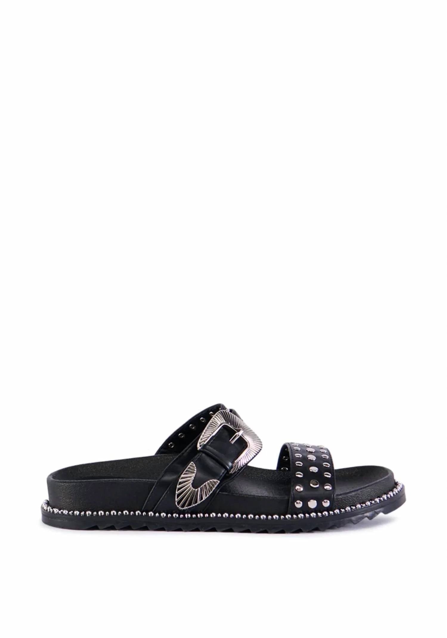 Azalea Wang - Women's Pallas Western Flat Sandal