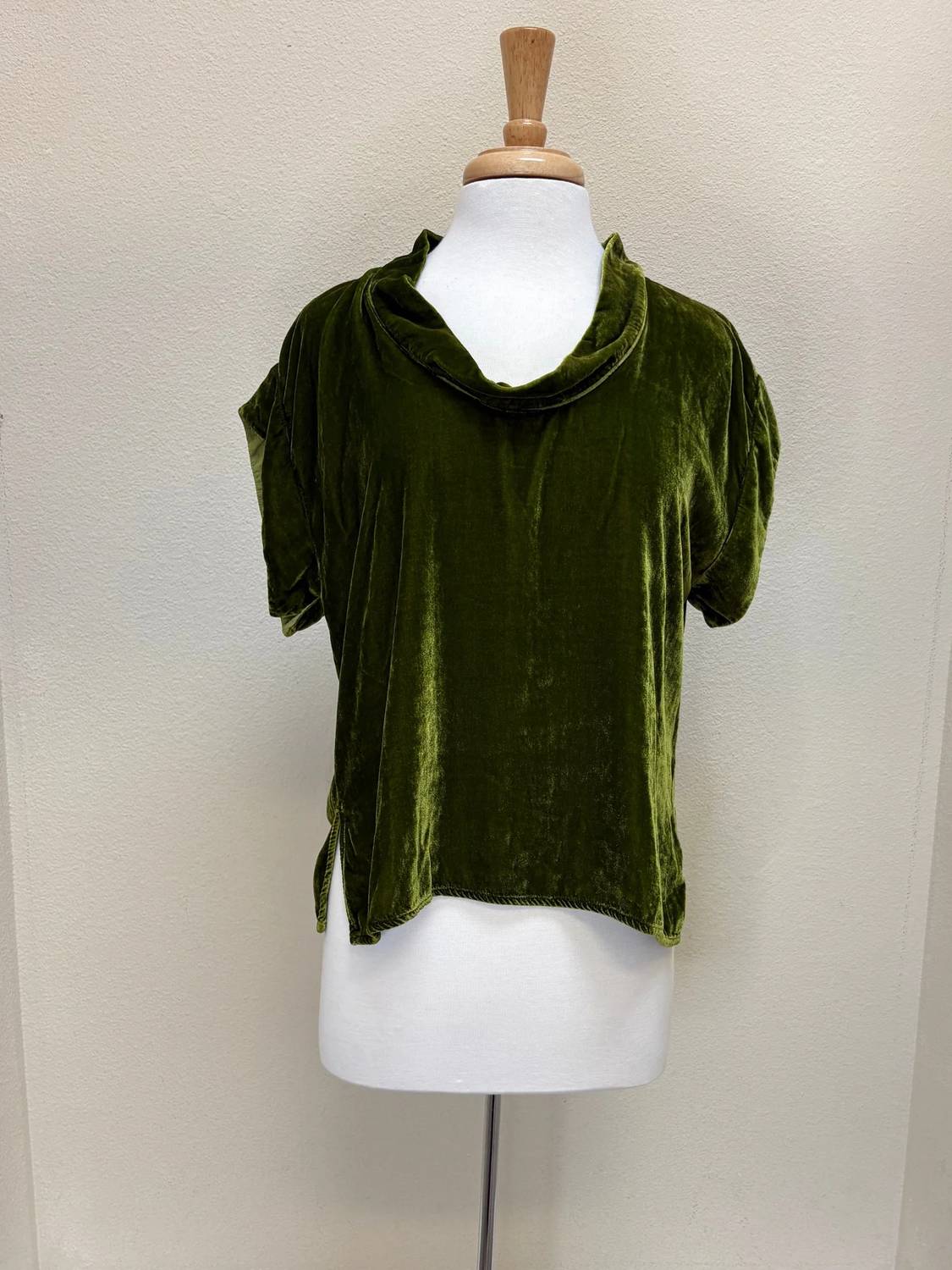 Cut Loose - Velvet Cowl Top