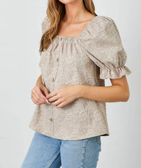 Polagram - Square Neck Blouse