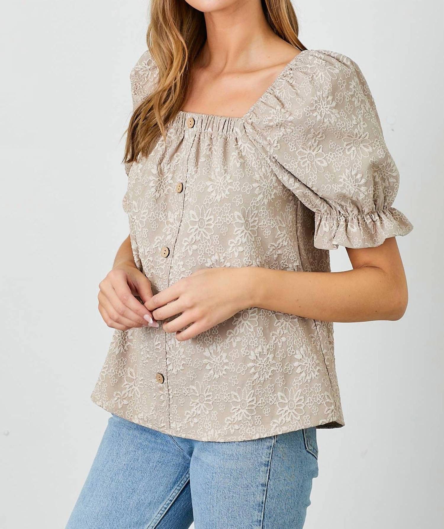 Polagram - Square Neck Blouse