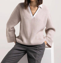 Purotatto - V Neck Pullover Sweater
