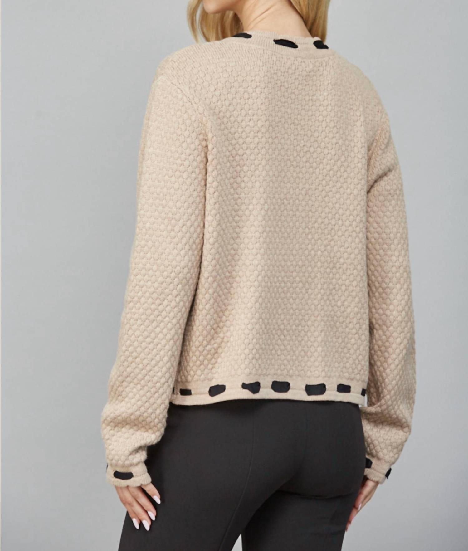 Fate By Lfd - Ribbon Trimmed Cardigan