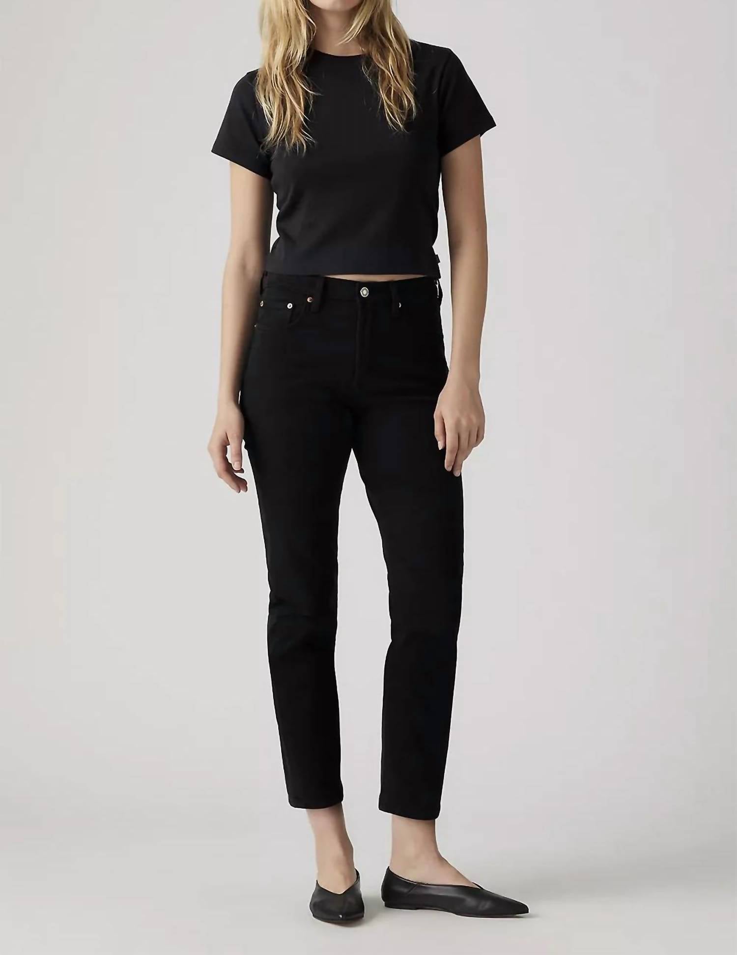 Levi'S - Straight Leg Crop Jeans