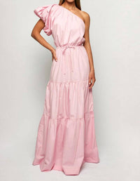 S/W/F - Exaggerated One Shoulder Dress