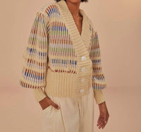 Farm Rio - Bold Stitch Knit Cardigan
