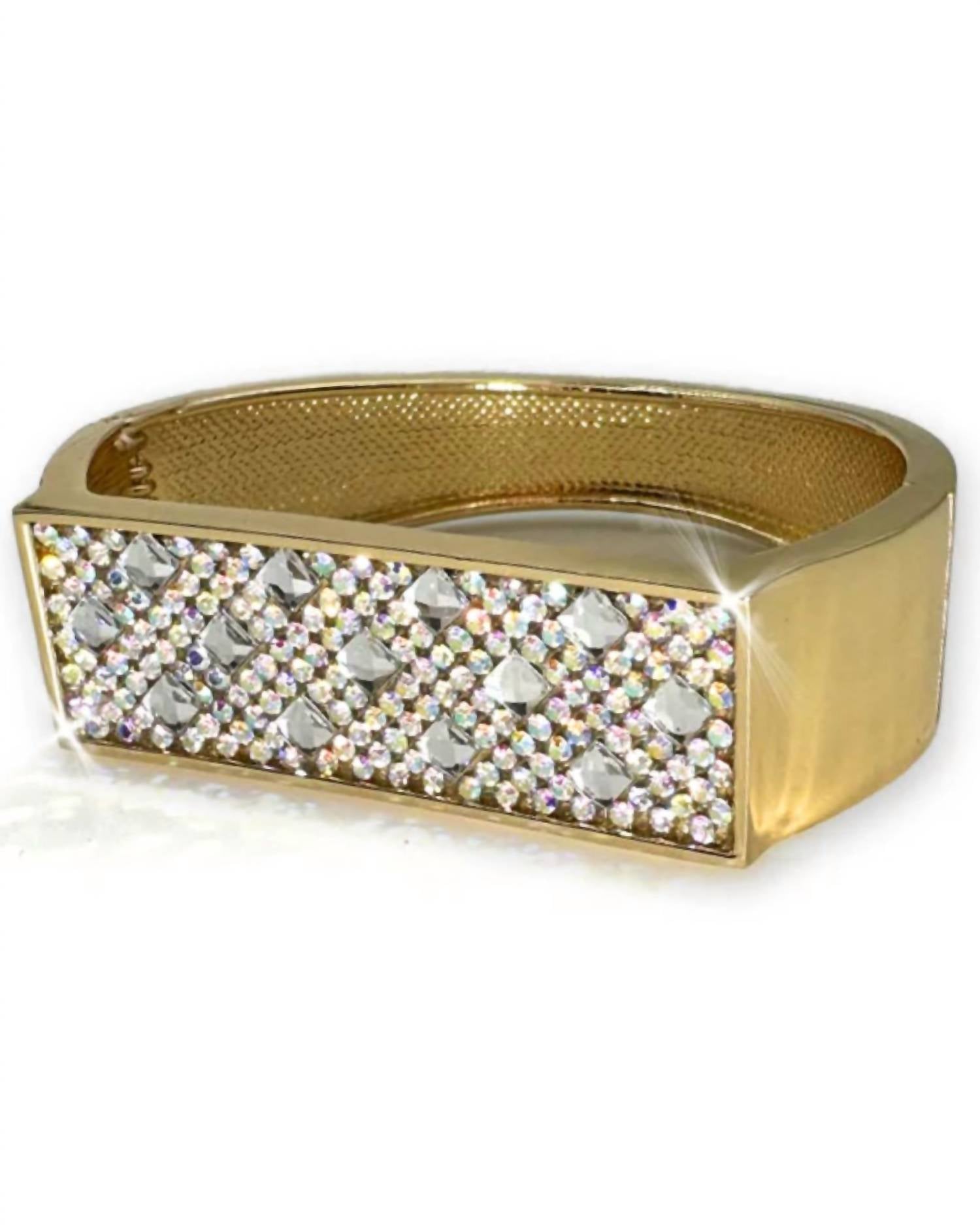 Jacqueline Kent - Women's Aurora Borealis Spring Cuff Bracelet