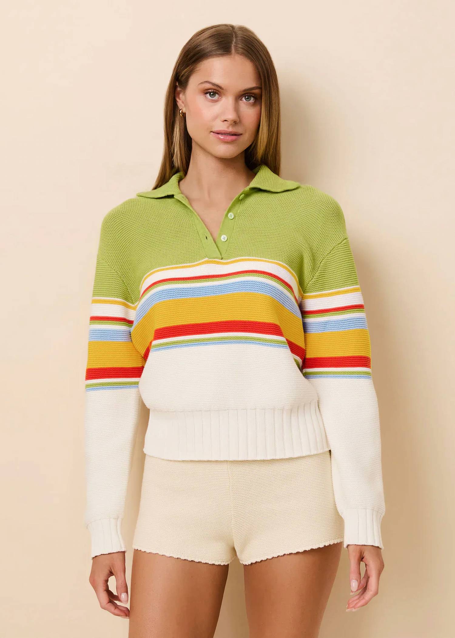 Solid & Striped - Cleo Pullover Polo Top