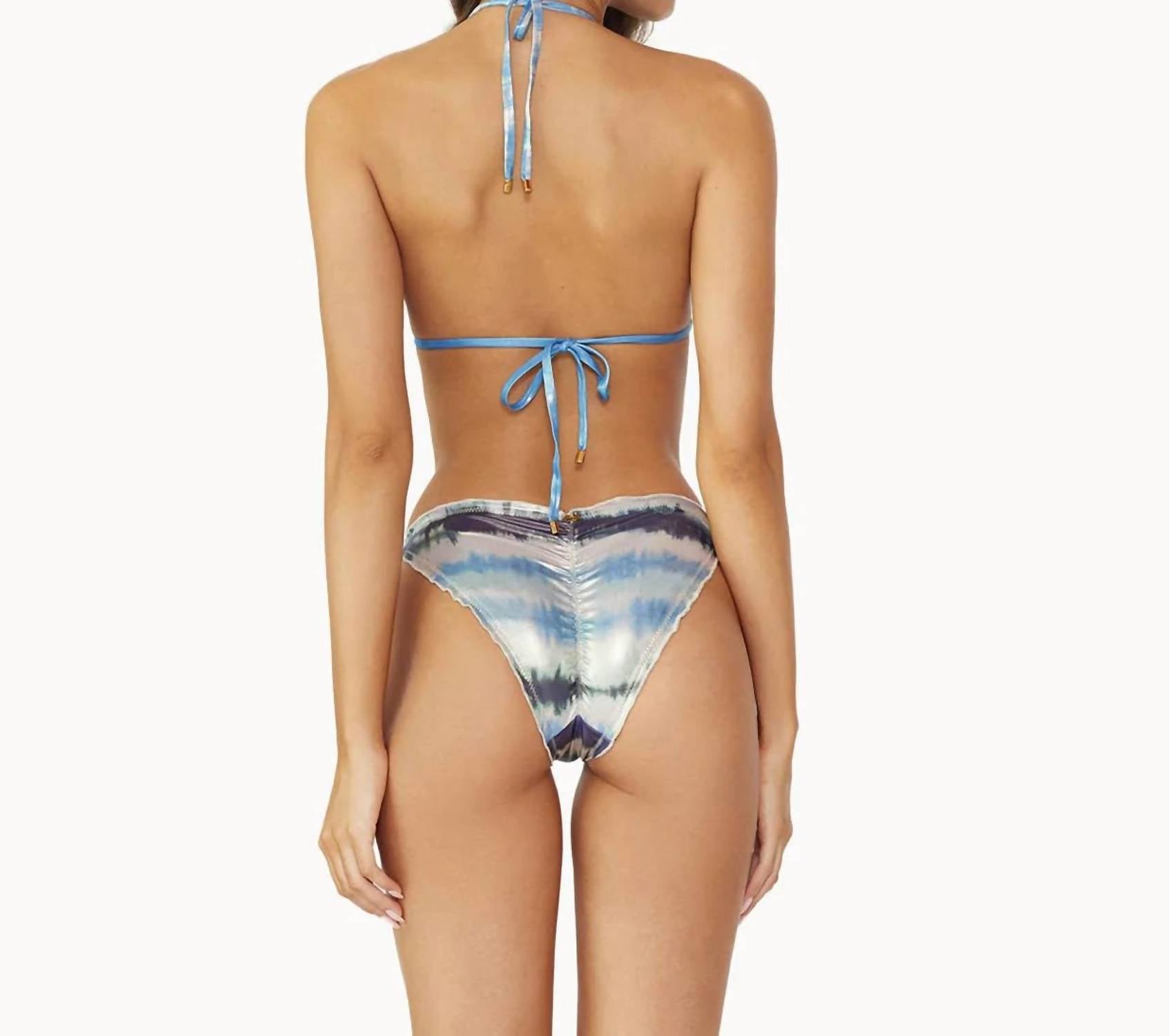 Pq Swim - Coastal Lettuce Edge Triangle Bikini Top