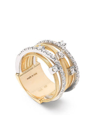 Marco Bicego - Women's 18k Diamond 7 Row Goa Ring