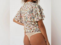 Free People - Call Me Later Printed Bodysuit
