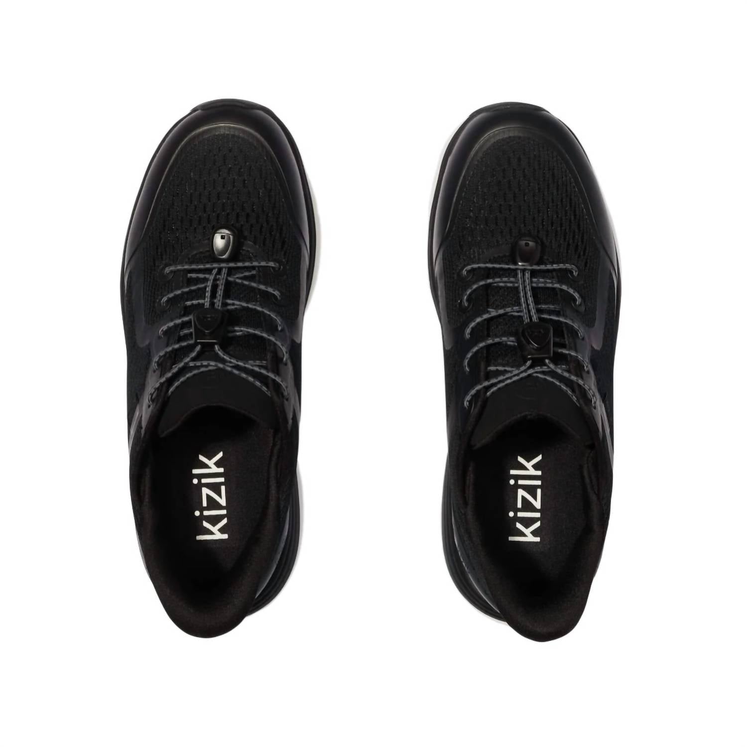 kizik Men's London Comfort Sneakers in black - men's sneaker - view 7