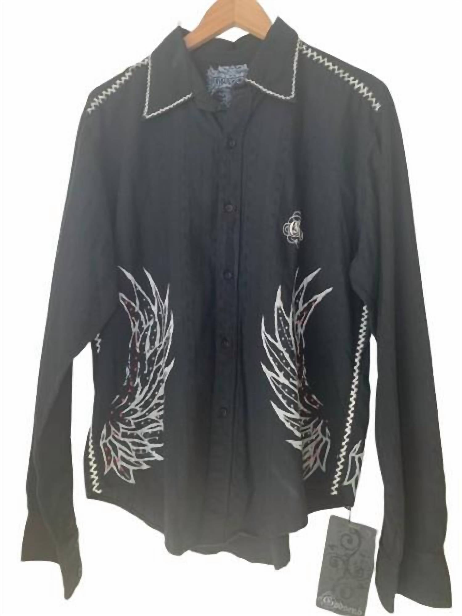 God Send - Embroidered Eagles Western Shirt
