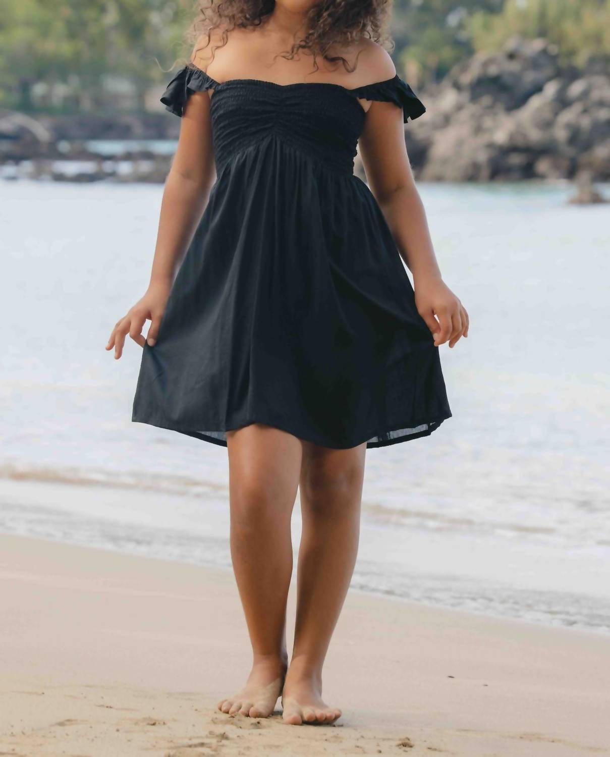Tiare Hawaii Girls Hollie Dress in black - kids' dress