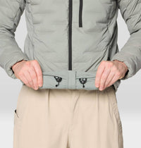 Mountain Hardwear Stretchdown Hoody in wet stone - men's jacket - view 7