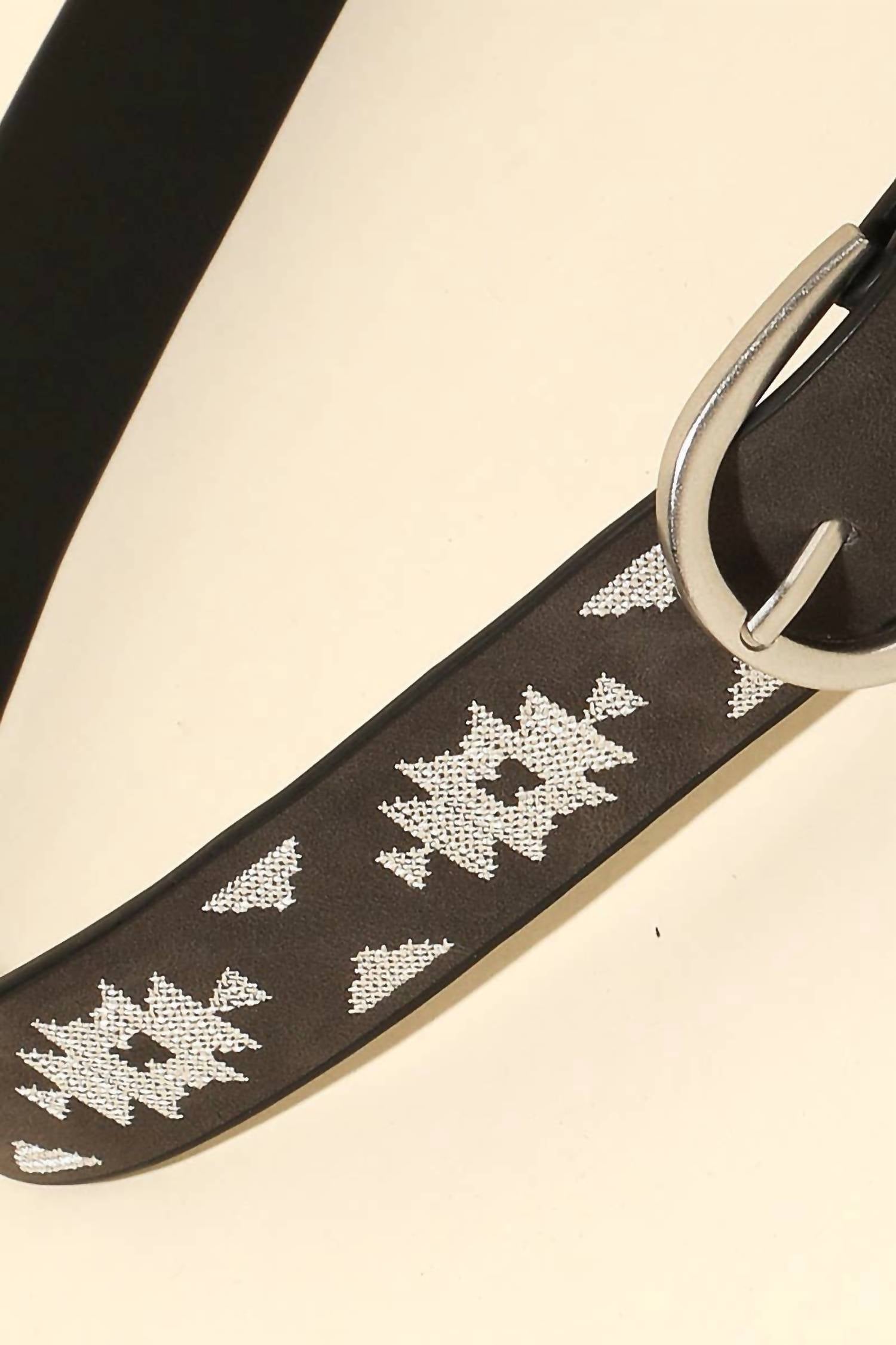 Anarchy Street - Women's Western Boho Aztec Embroidered Belt