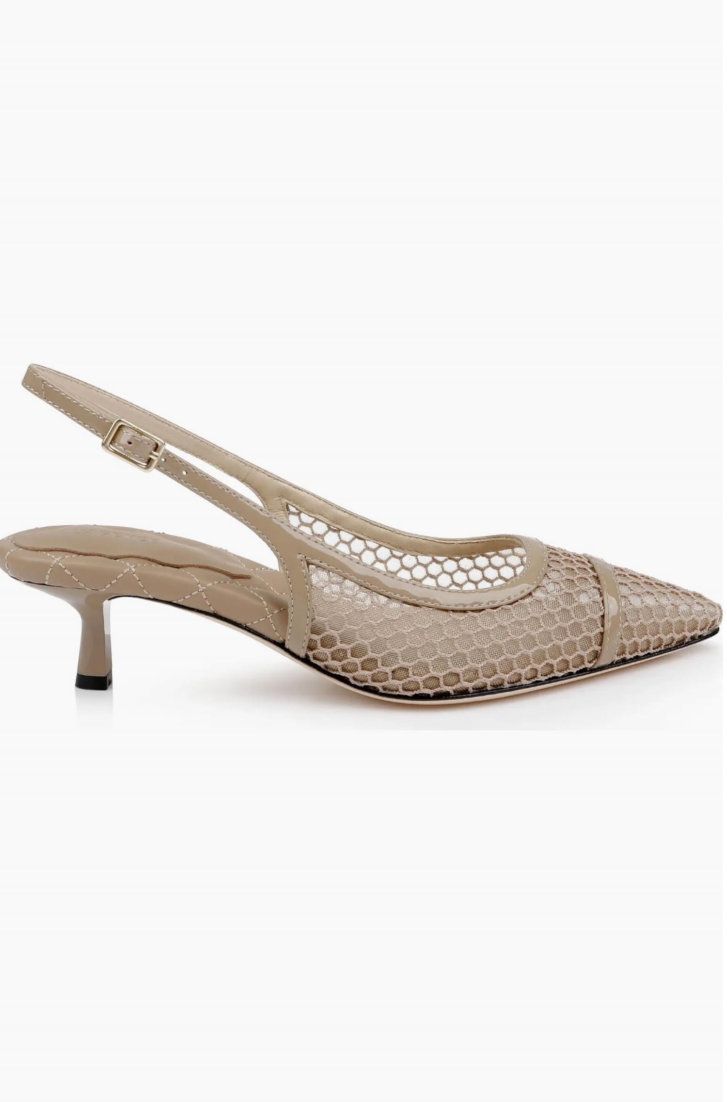 L'Agence - Pointed Toe Sling Back Pumps
