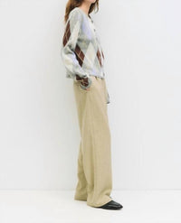all : row Gayle Long Sleeves Cardigan in grey - women's cardigan - view 4
