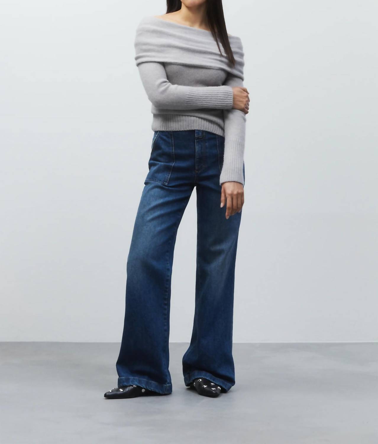 CLOSED Aria Flared Jeans in dark blue 1 - women's pants - view 5