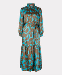 Esqualo - Liva Long Expressive Roots Dress