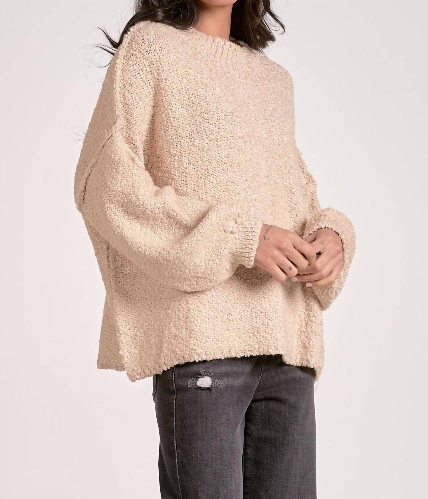 Elan - Crewneck Boucle Sweater