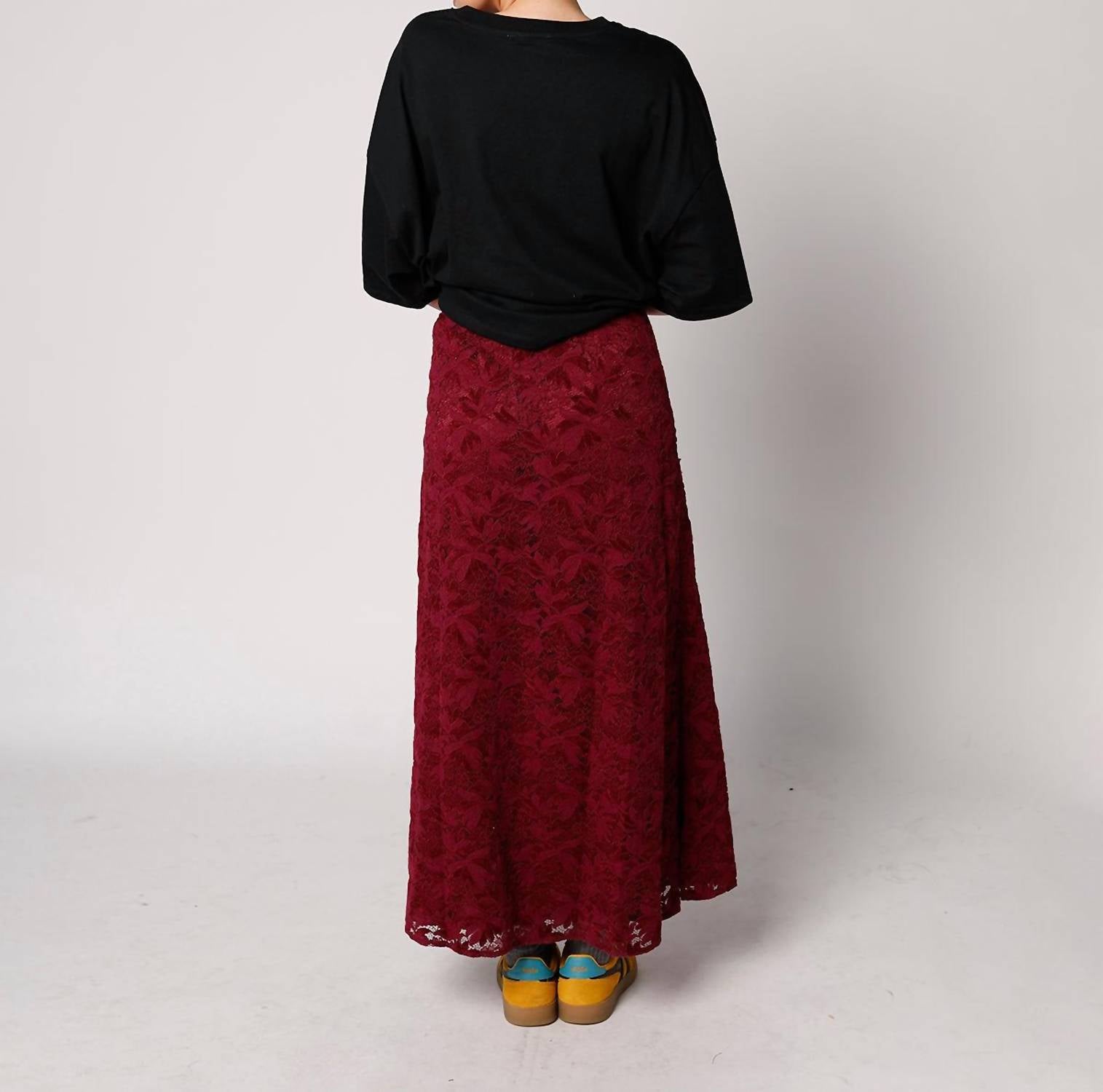 Frnch - Hebert Bordeaux Skirt