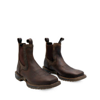 Cebu Men's Thunder Chelsea Boots in brown cafe - men's boots - detail view