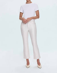 PISTOLA Lennon High Rise Crop Boot Jeans in ivory luster - women's jeans - view 4