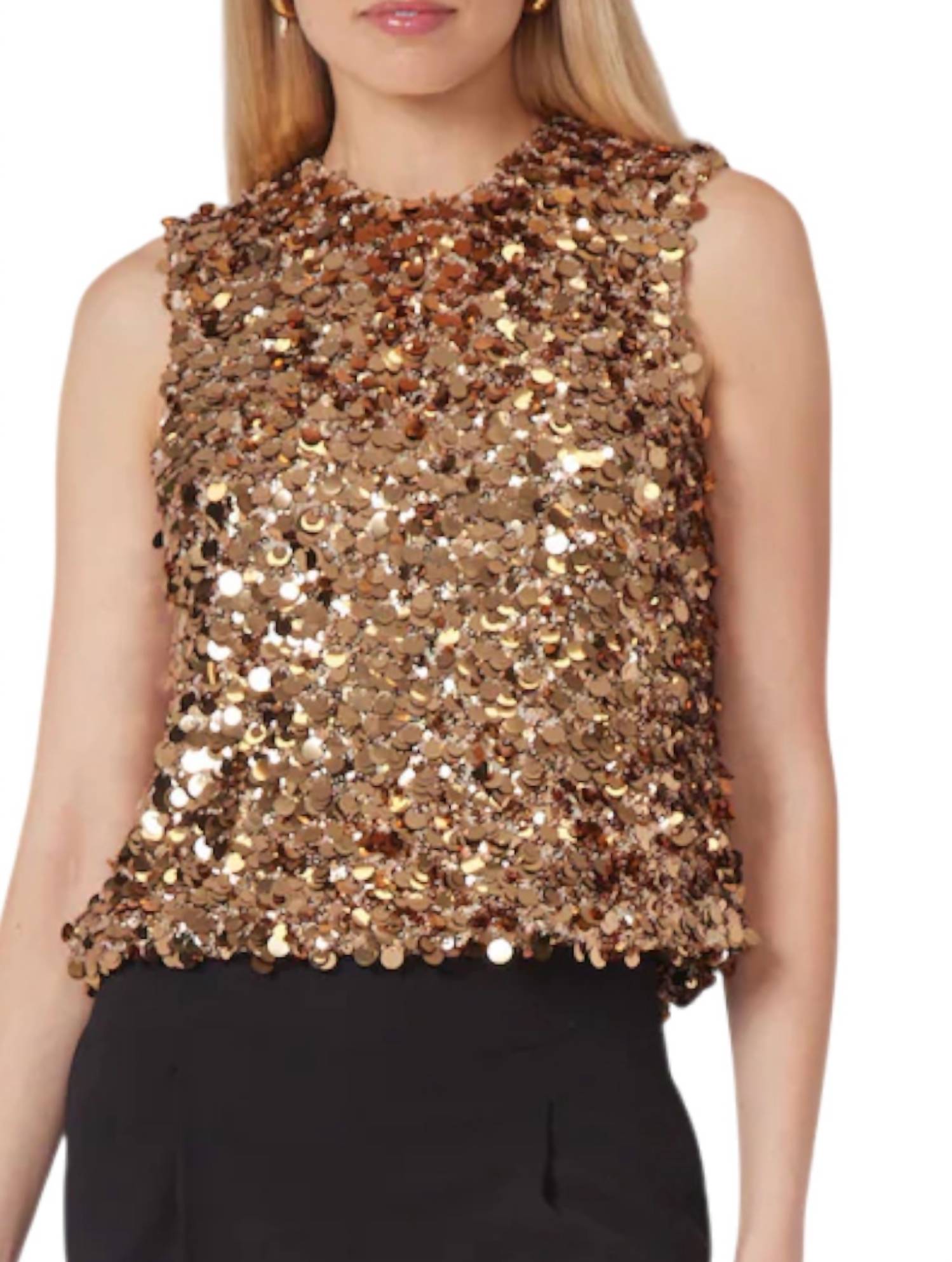 Gilner Farrar - Sleeveless Piper Sequin Top
