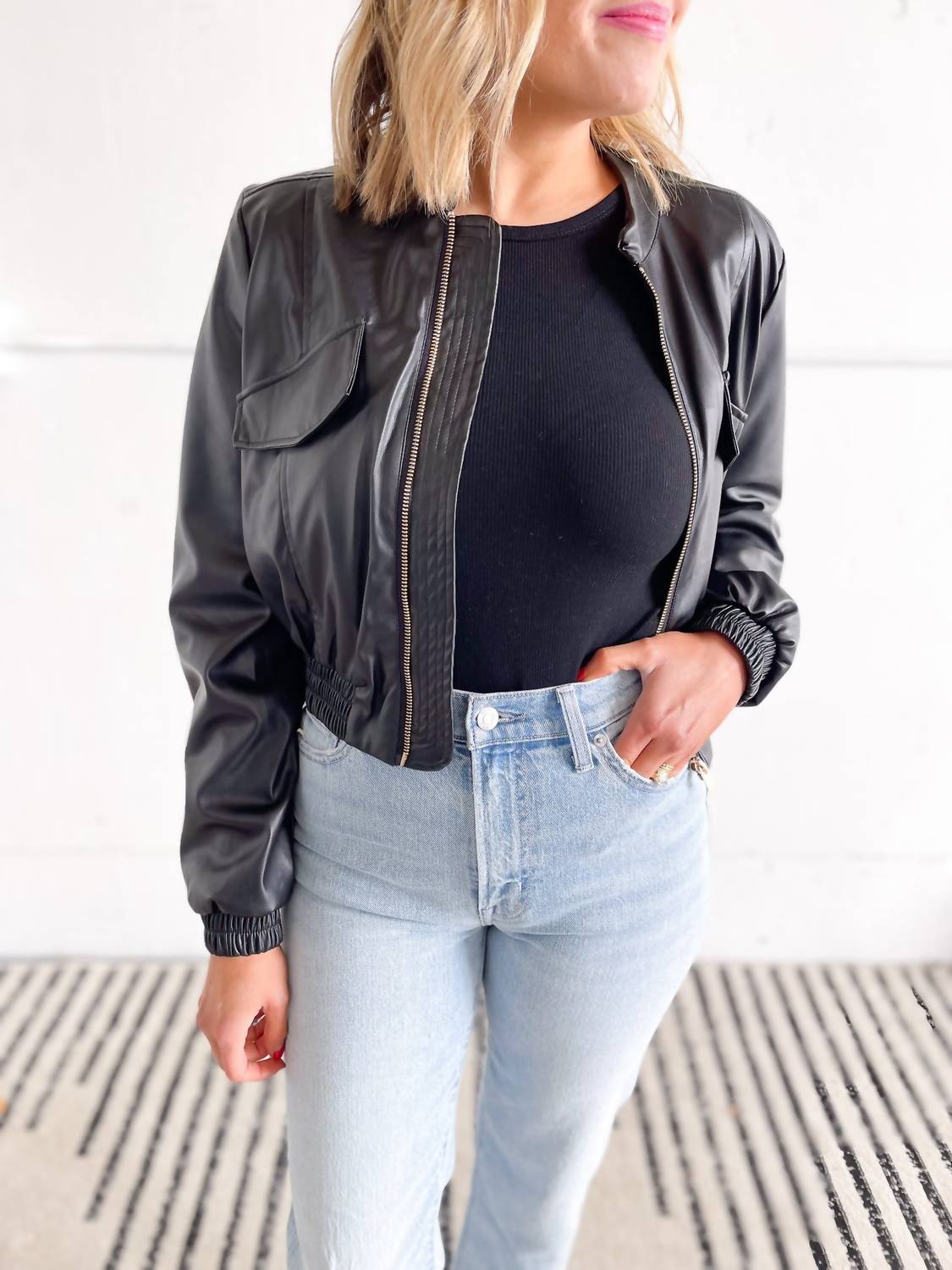 Daze - Armani Leather Jacket