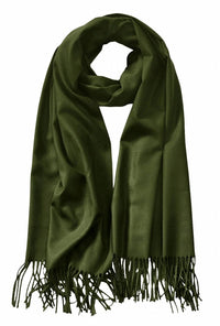 Made By Johnny - Women's Large Silky Cashmere Scarf