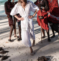 Miguelina - Nolina Button-down Gauze Dress