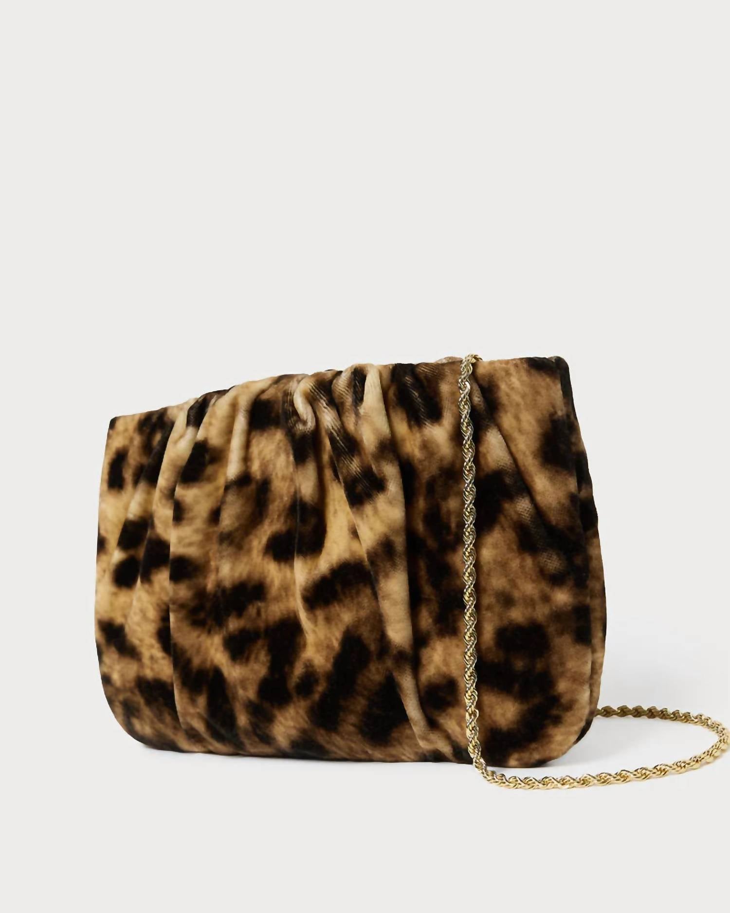 Loeffler Randall - Women's Serena Gathered Velvet Clutch