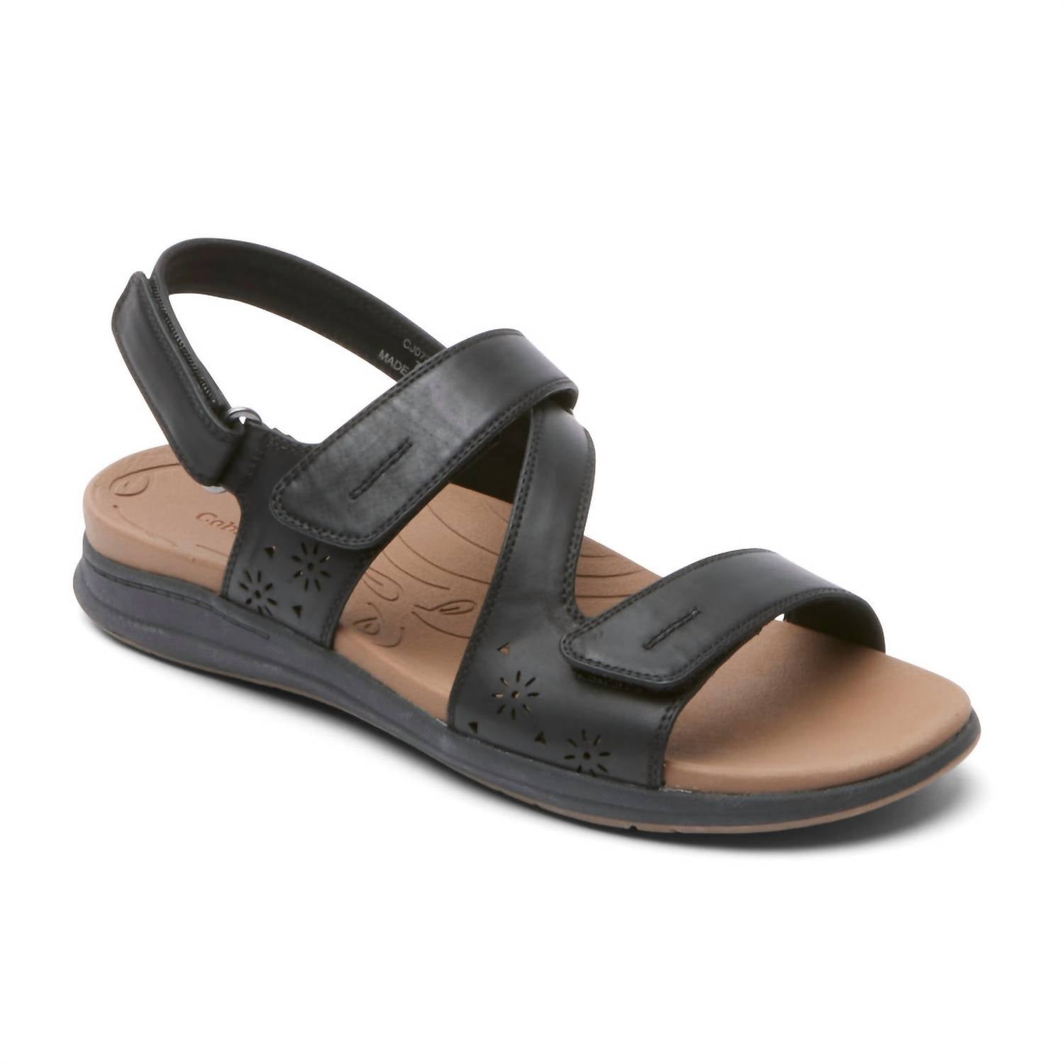 Cobb Hill Women's Tala Asymmetric Sandal in black - women's sandal