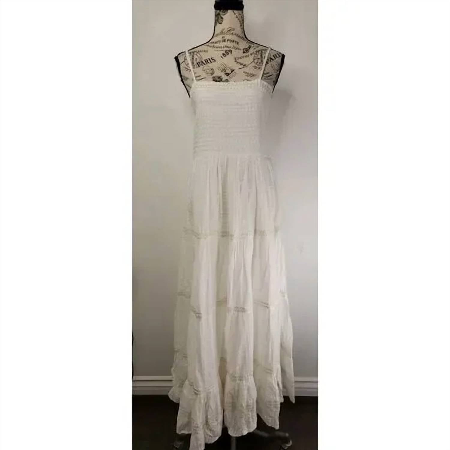 Oliphant - smock backed polka maxi dress