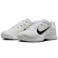 NIKE Women's Zoom Vapor 12 Hard Court Tennis Shoes in white black summit white - women's shoe - alternate view