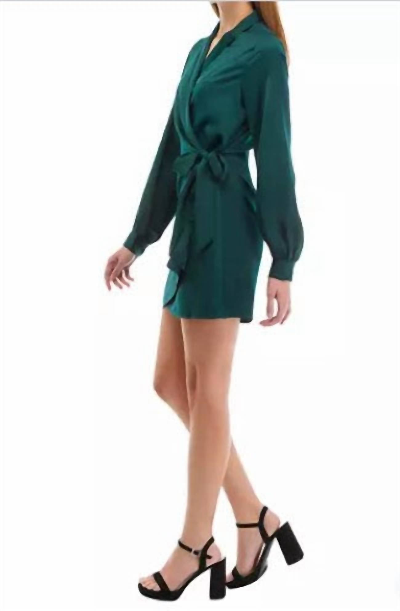 Lost + Wander - Modern Love Wrap Mini Dress