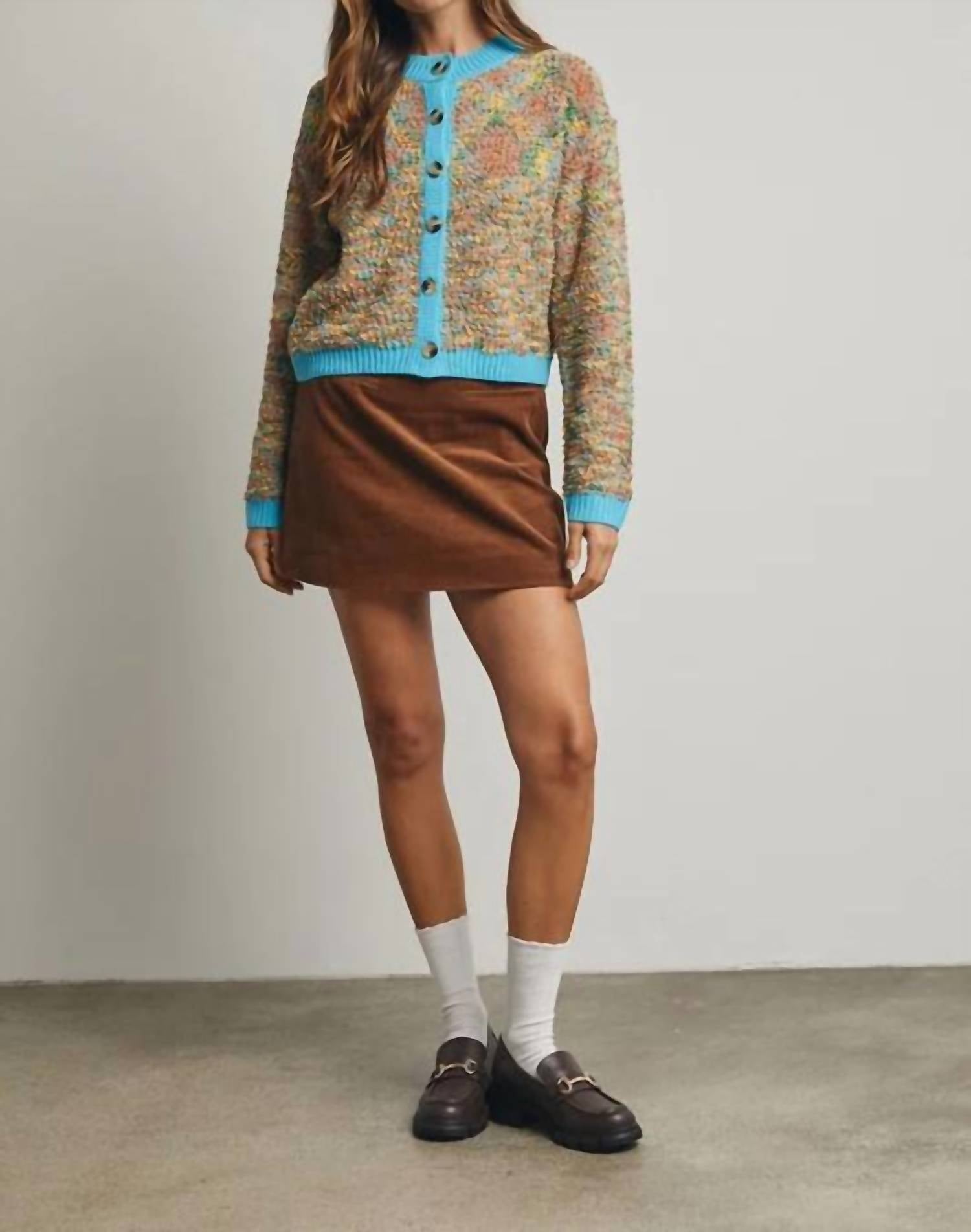 Wishlist - Color Blend Button Front Cardigan
