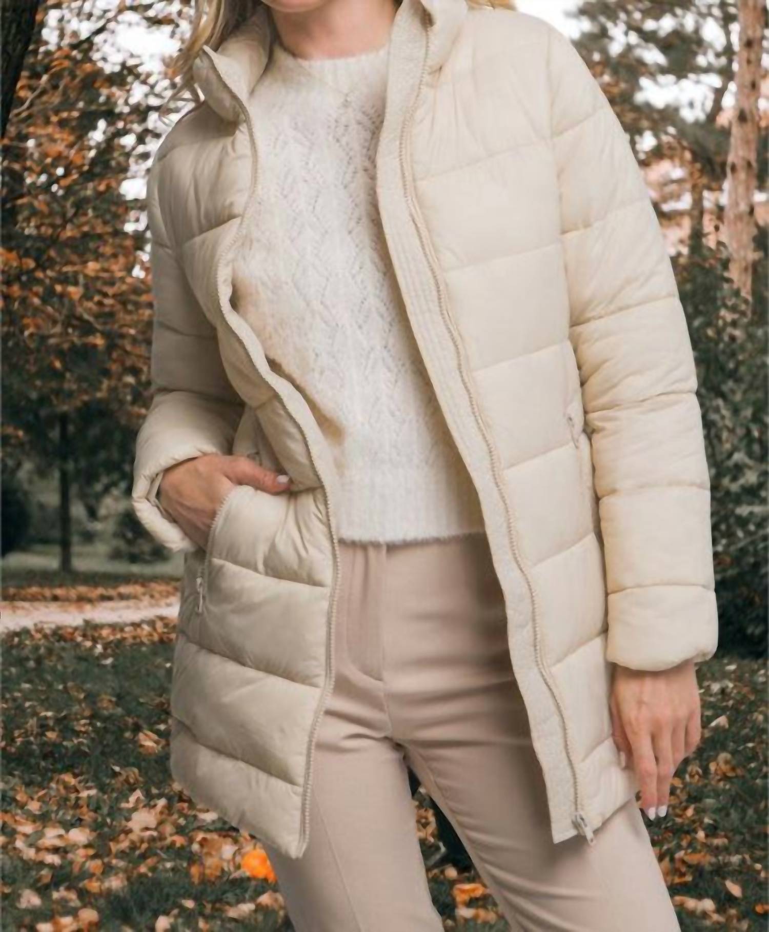 Love Tree - Long Puffer Jacket