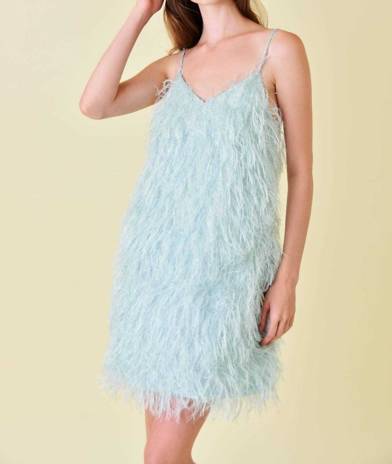 Fore Collection - Women's Celeste Feather Mini Dress