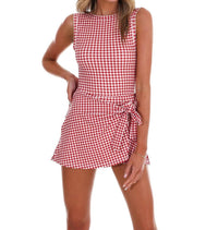 Kimberly C - Simply Sweet Gingham Wrap Dress