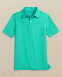 Southern Tide - Boy's Driver Meadowbrook Stripe Performance Polo