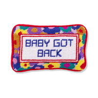 Furbish Studio - Baby Got Back Mini Needlepoint Pillow