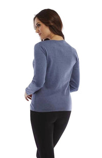 Long Sleeve Scoop Neck Top