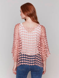 Charlie B - Romantic Heart Embroidered Blouse