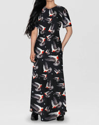 Silk Laundry - Short Sleeve Bias Dress