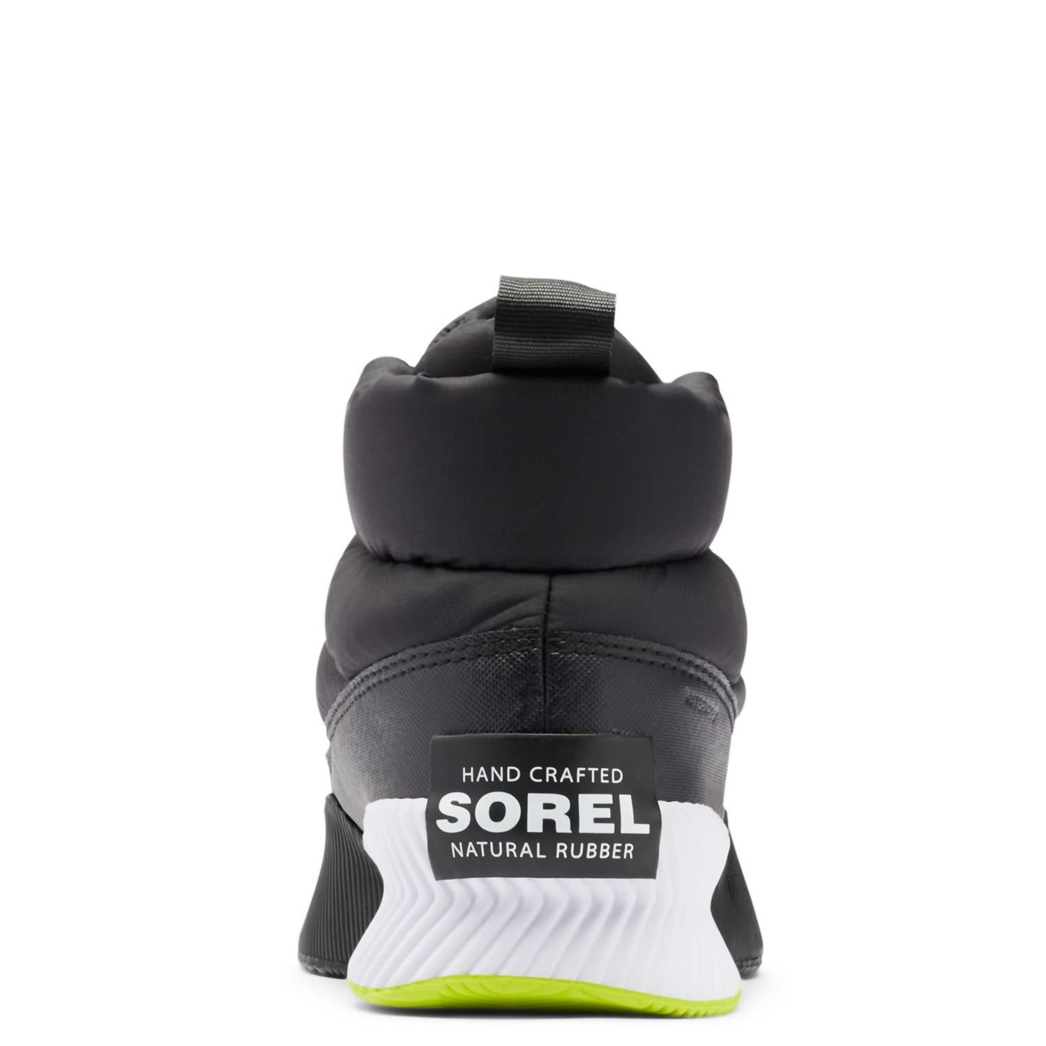 SOREL Women's Out 'n About Puffy Zip Waterproof Boot in black - women's shoe - alternate view