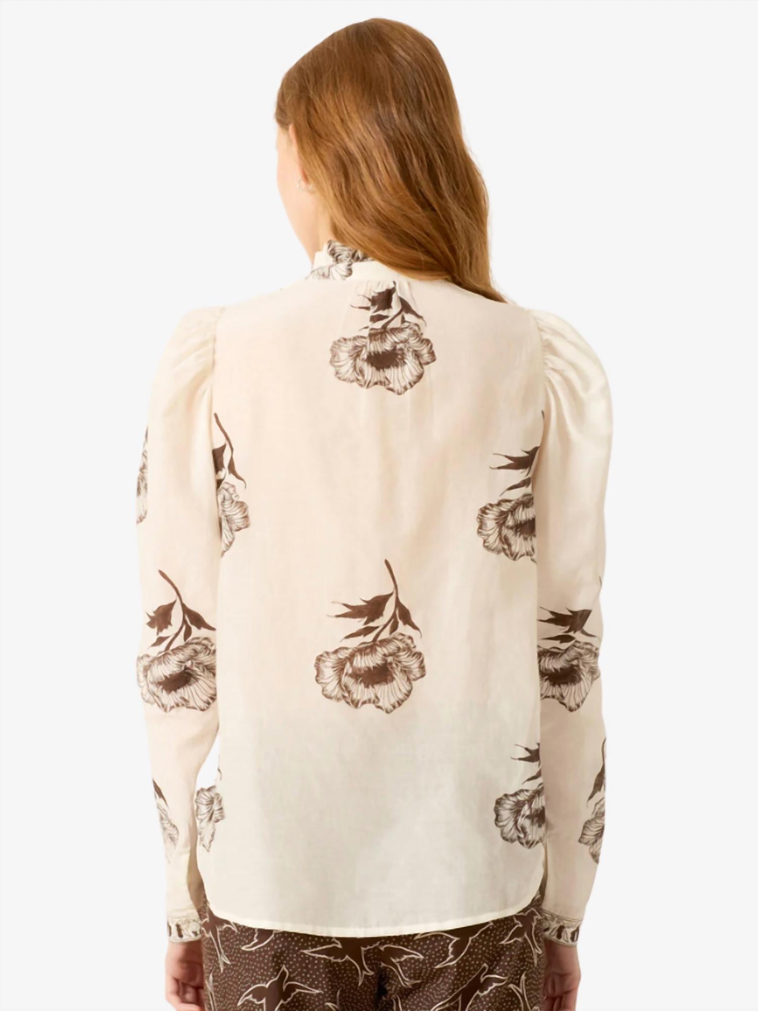 Alix Of Bohemia - Artemis Obsidian Poppy Shirt